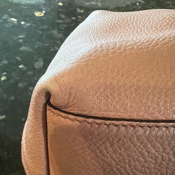 Gucci Soho Chain Shoulder Leather Tote Bag, Medium, Dusty Rose, Mint Condition - Picture 2 of 16